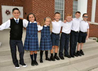 Classical Christian School students